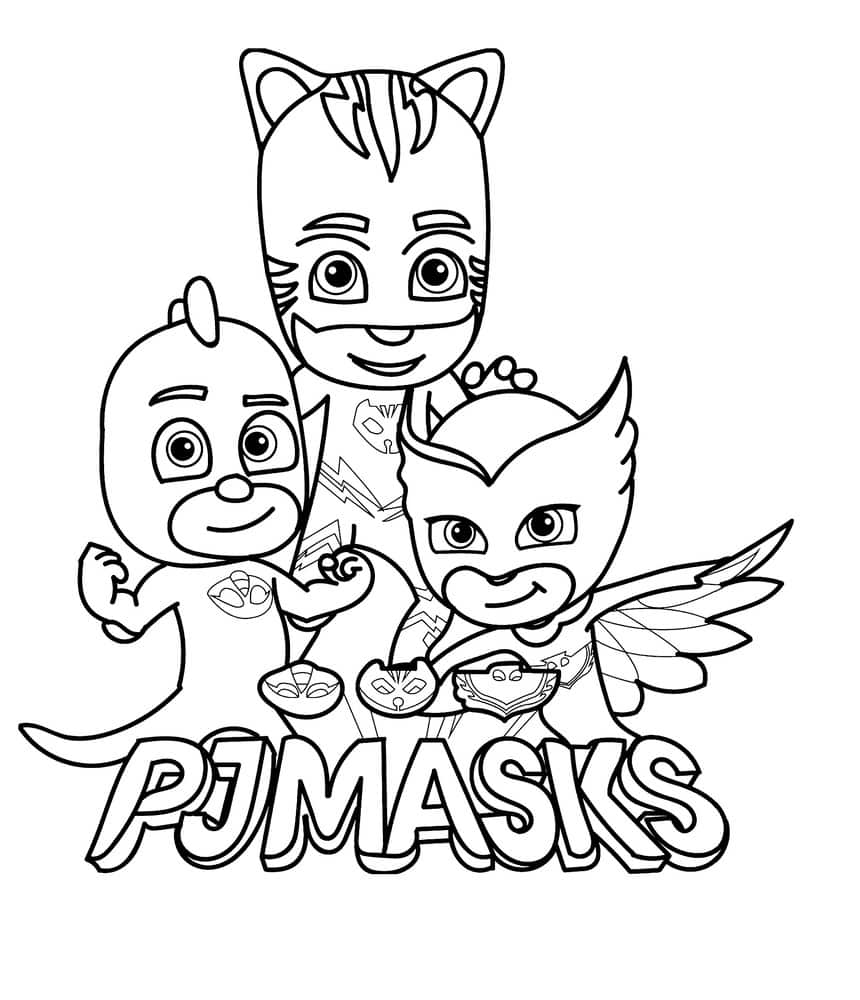 PJ Masks ausmalbilder 18