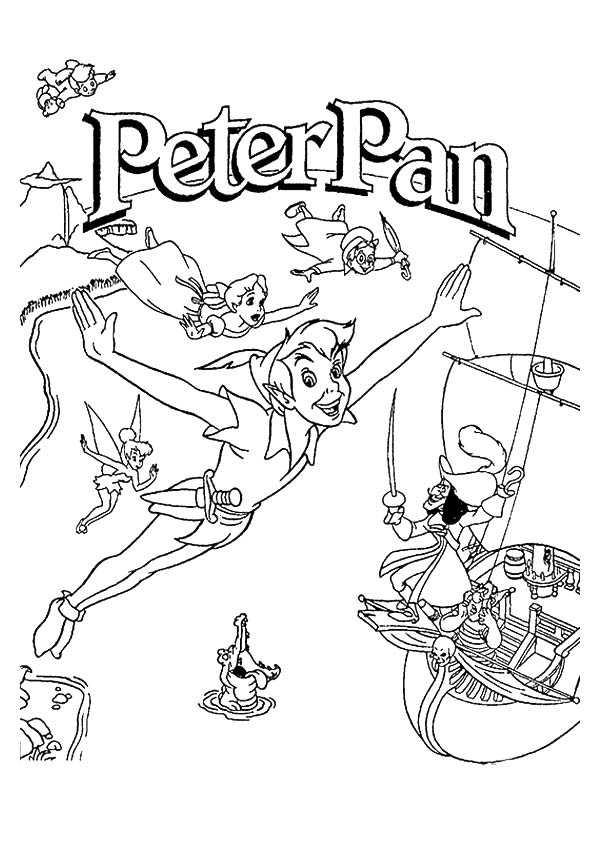 Peter Pan ausmalbilder 07