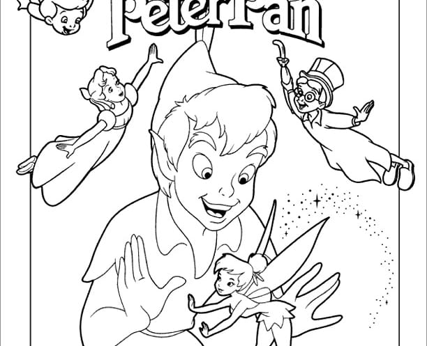 Peter Pan ausmalbilder 10