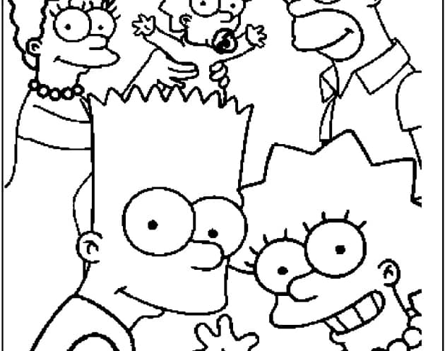 Simpsons ausmalbilder 06