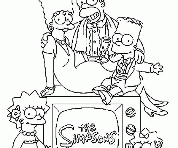 Simpsons ausmalbilder 16