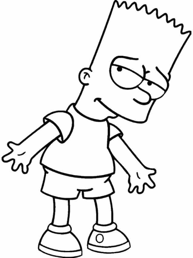 Simpsons ausmalbilder 19