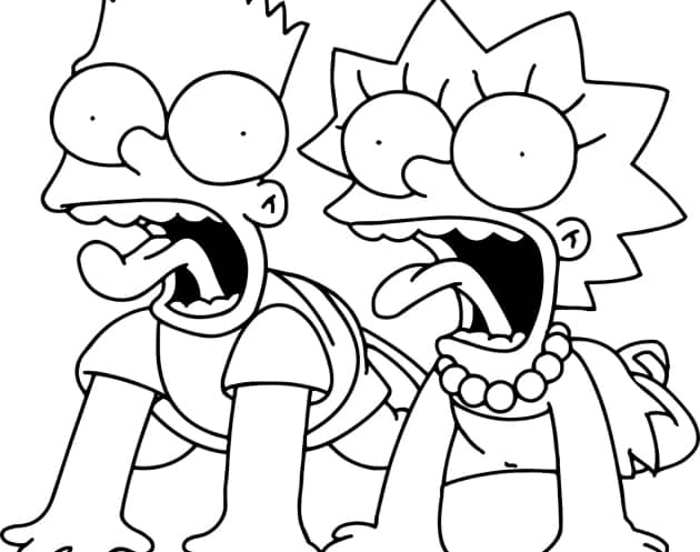 Simpsons ausmalbilder 20