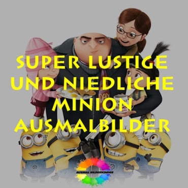 niedliche Minion ausmalbilder