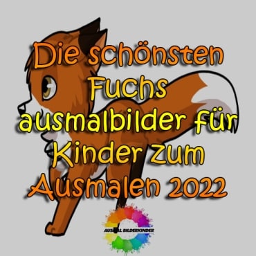 schönsten Fuchs ausmalbilder für Kinder