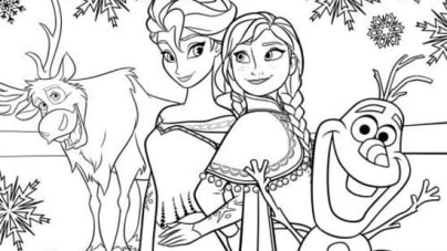 Anna und Elsa ausmalbilder 18