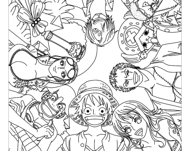 One Piece ausmalbilder 10