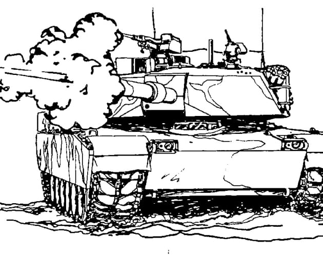 Panzer ausmalbilder 01