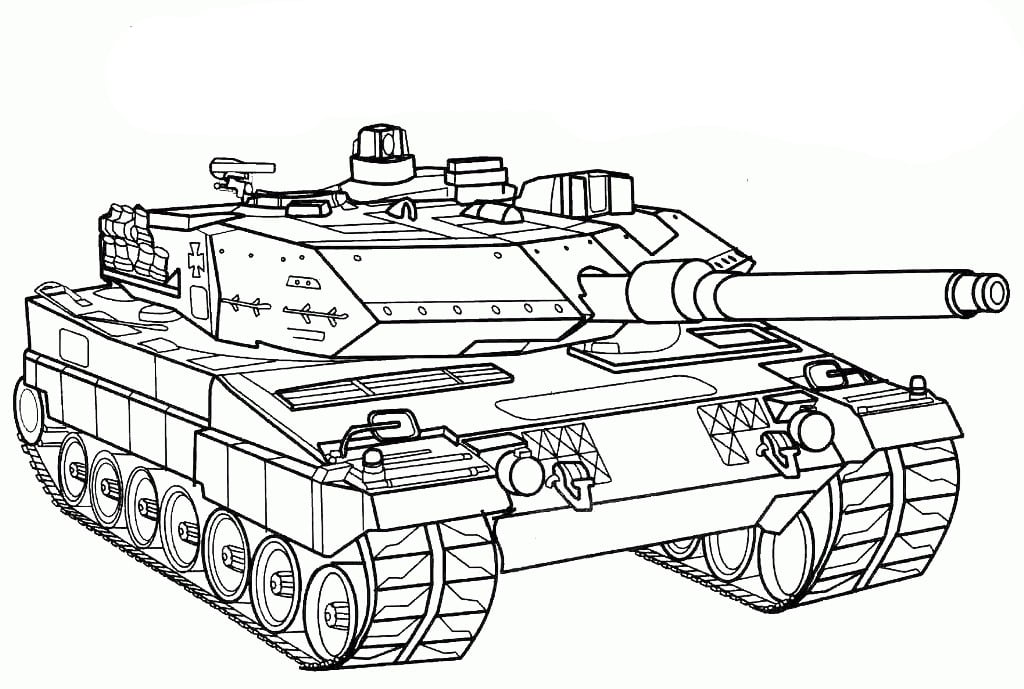 Panzer ausmalbilder 06