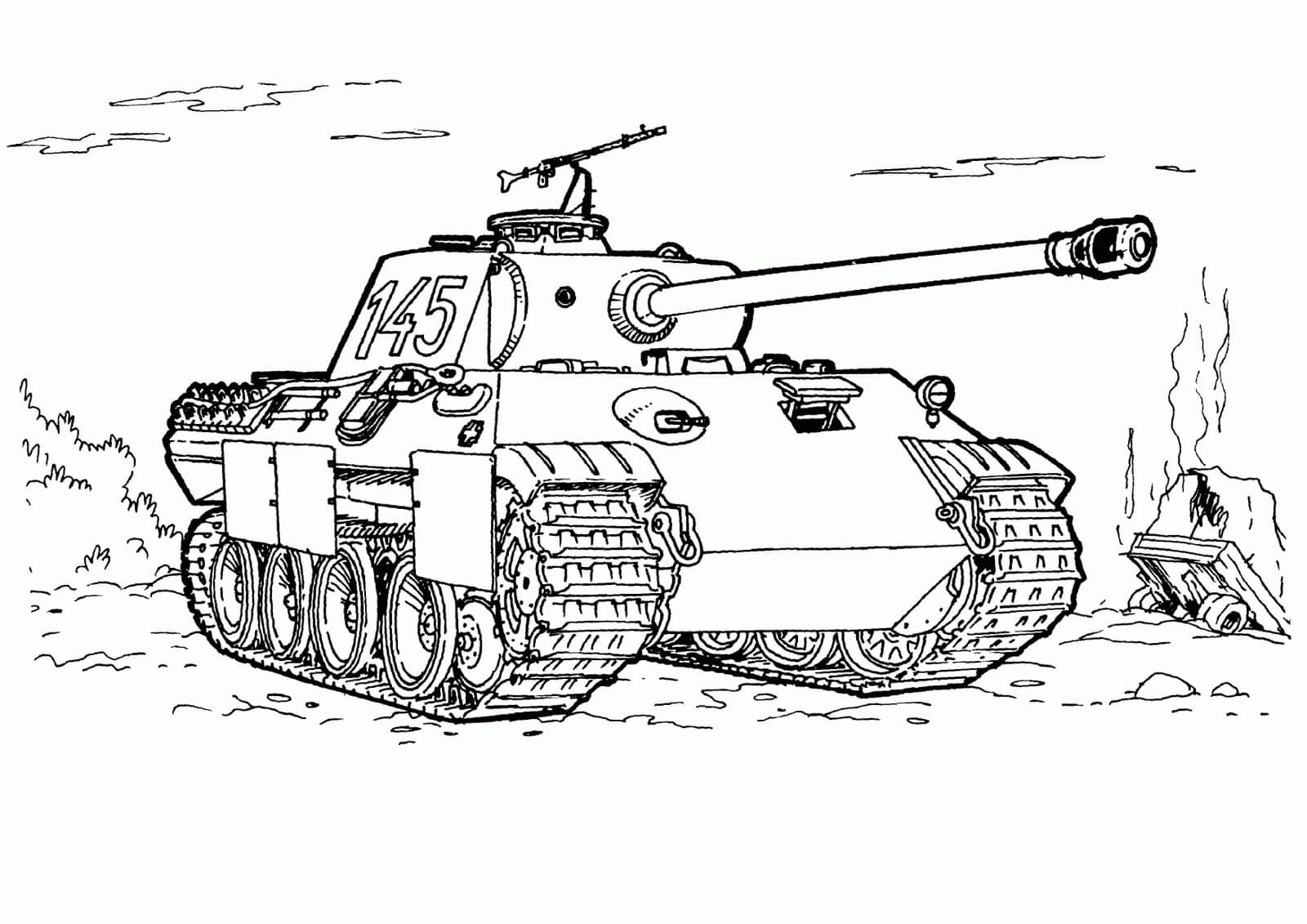 Panzer ausmalbilder 11