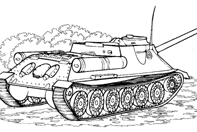 Panzer ausmalbilder 12