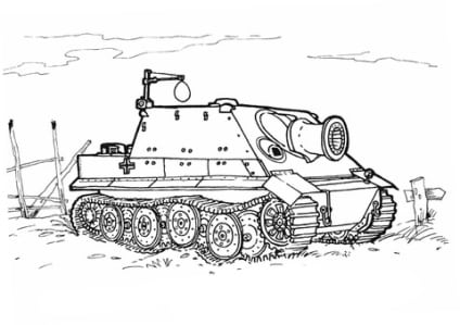 Panzer ausmalbilder 17