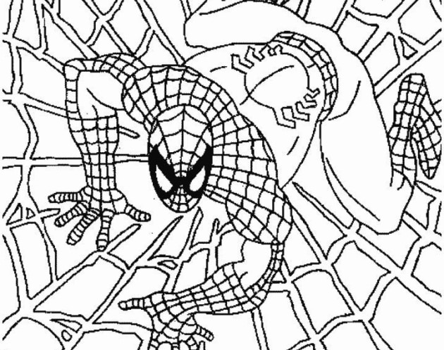 Spiderman ausmalbilder 04