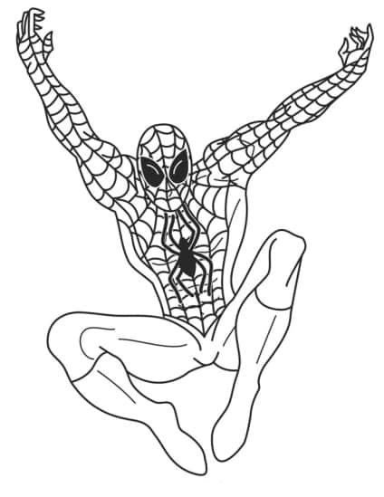 Spiderman ausmalbilder 05