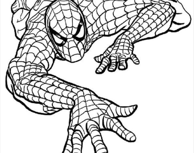 Spiderman ausmalbilder 07