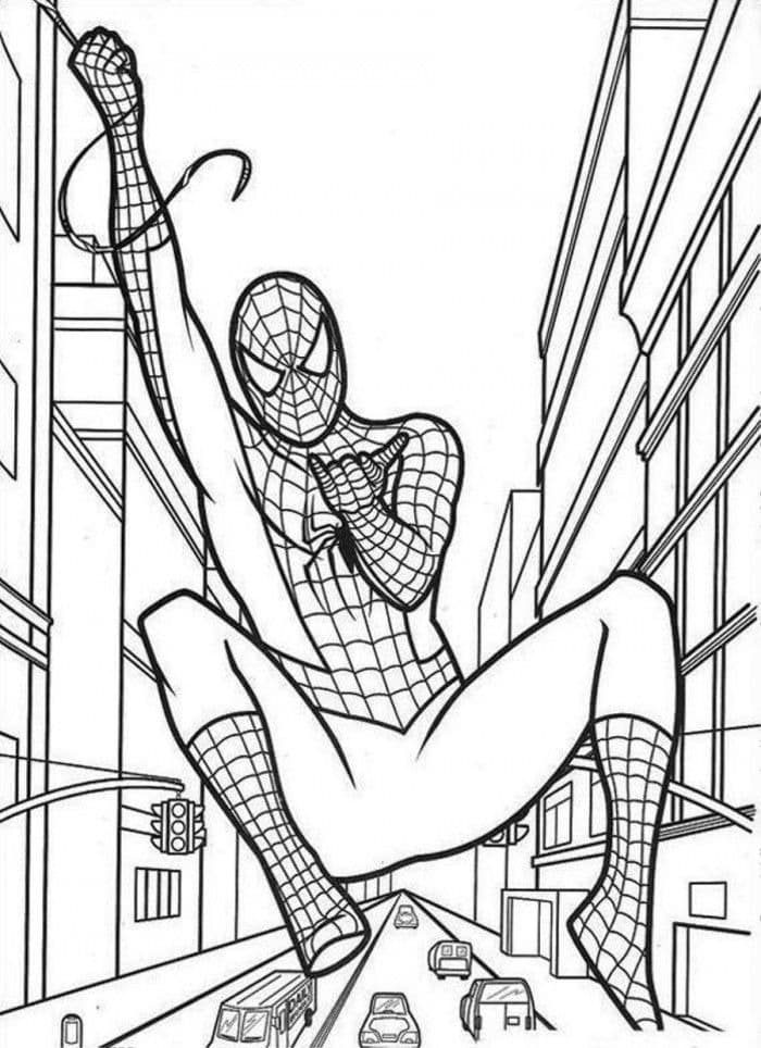 Spiderman ausmalbilder 11