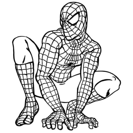 Spiderman ausmalbilder 13