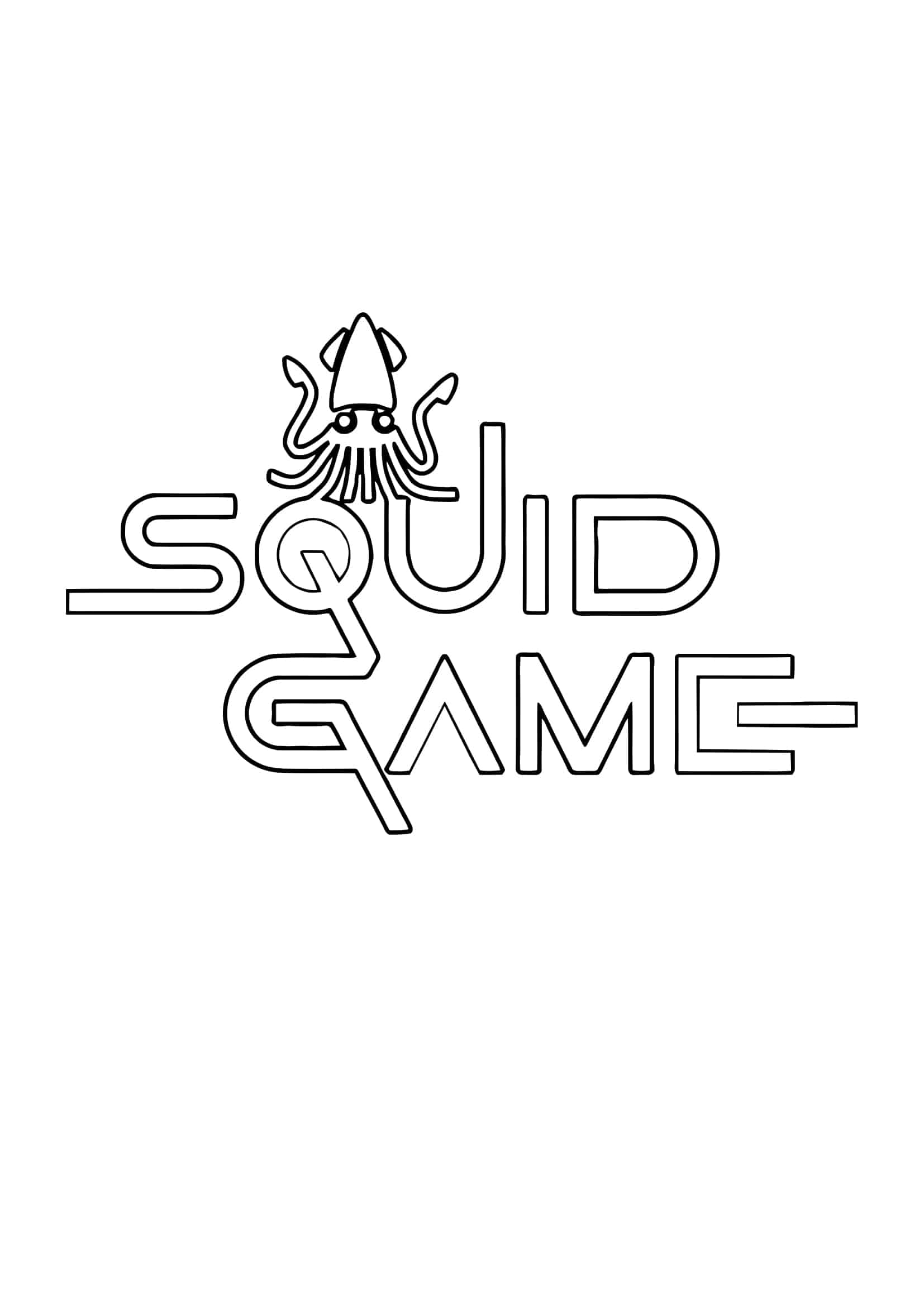 Squid game ausmalbilder 04