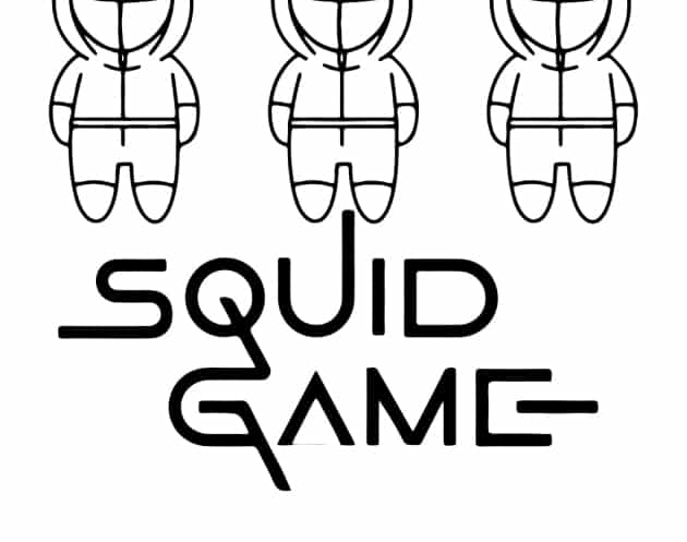 Squid game ausmalbilder 11