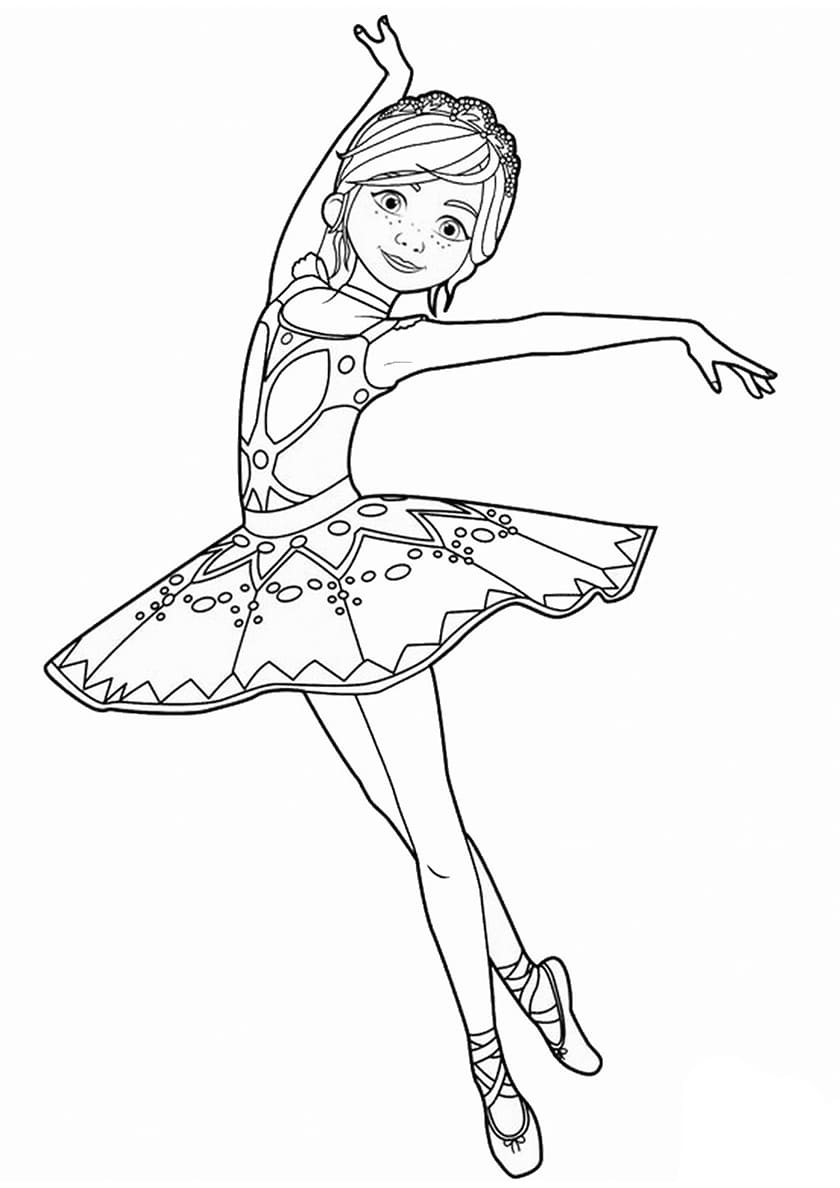 Ballerina Ausmalbilder (12)
