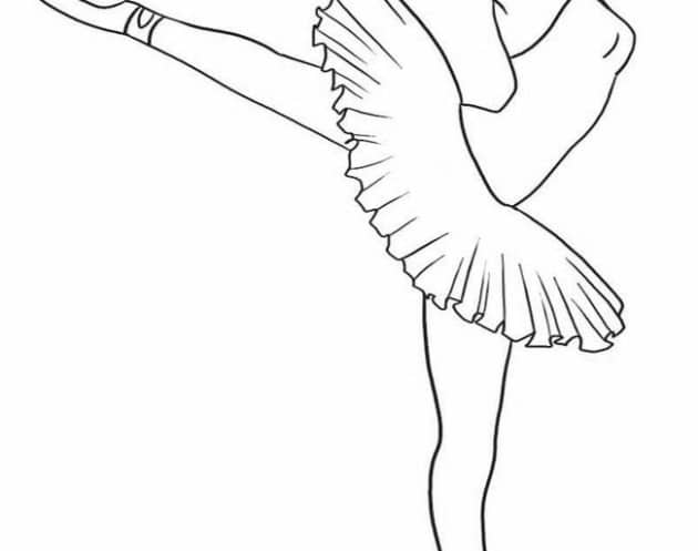 Ballerina Ausmalbilder (2)