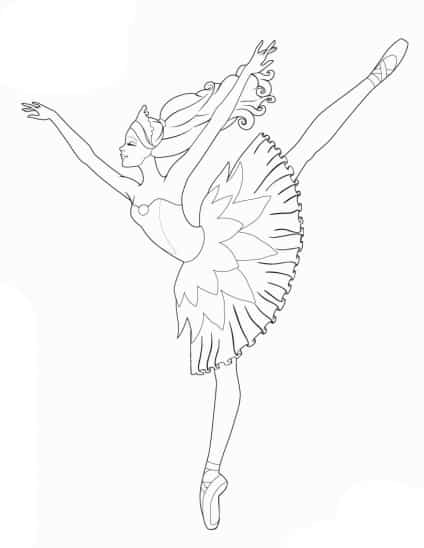Ballerina Ausmalbilder (22)