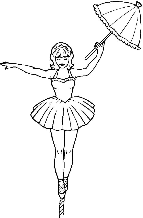Ballerina Ausmalbilder (8)