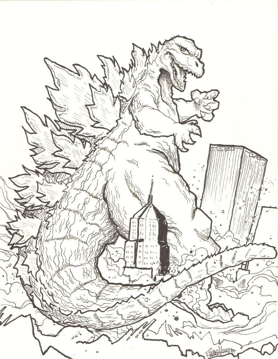 Godzilla ausmalbilder 04