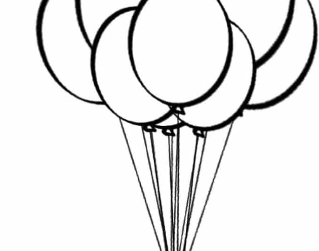 Luftballon ausmalbilder 07