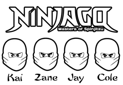 Ninjago ausmalbilder 13