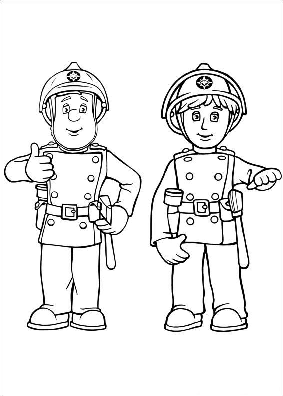 ausmalbilderkinder.de - Ausmalbilder Feuerwehrmann
