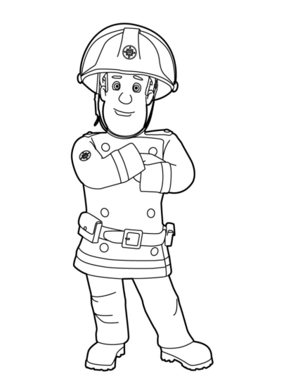 ausmalbilderkinder.de - Ausmalbilder Feuerwehrmann 10