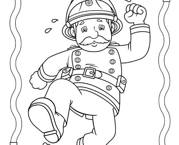 ausmalbilderkinder.de - Ausmalbilder Feuerwehrmann 23