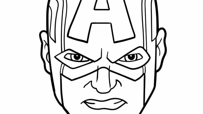 Captain America Free printable coloring pages