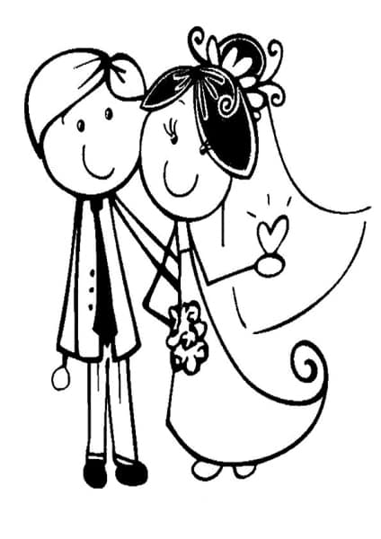 ausmalbilder hochzeit pdf