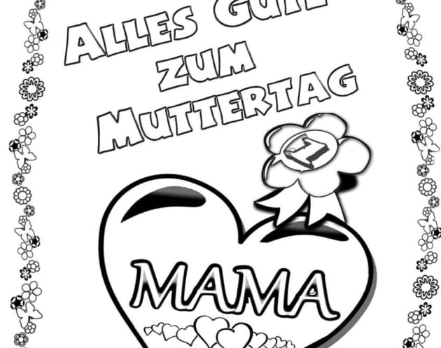 ausmalbilderkinder.de - Ausmalbilder Muttertag 09