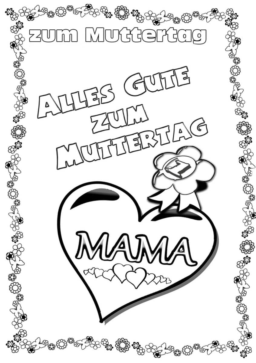 ausmalbilderkinder.de - Ausmalbilder Muttertag 09