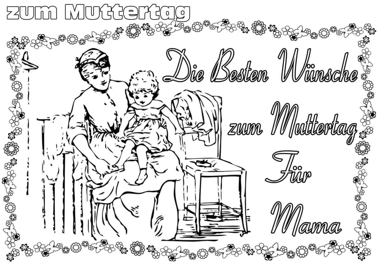 ausmalbilderkinder.de - Ausmalbilder Muttertag 17