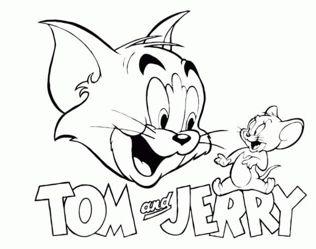 ausmalbilderkinder.de - Ausmalbilder Tom & Jerry 01