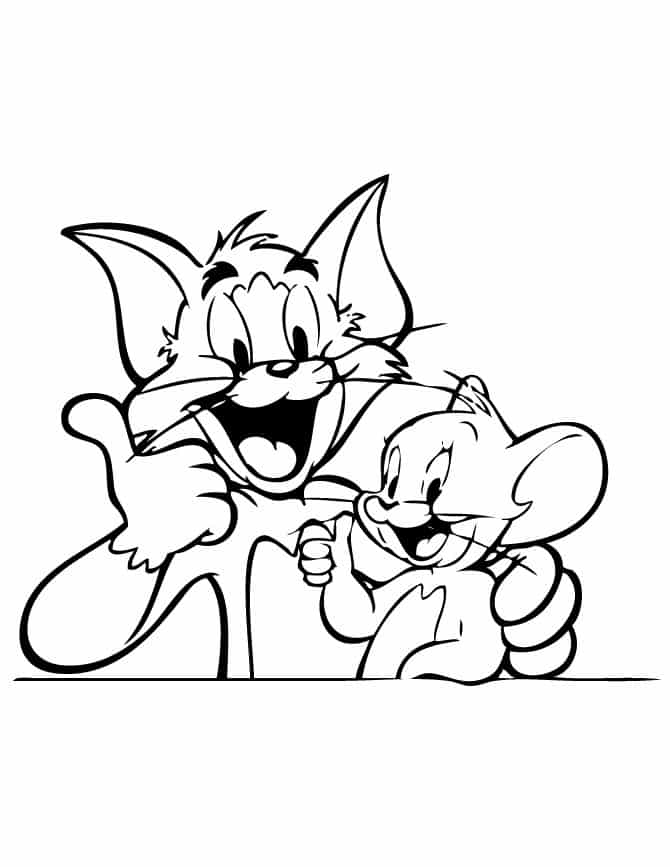 ausmalbilderkinder.de - Ausmalbilder Tom & Jerry 10