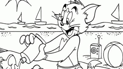 ausmalbilderkinder.de - Ausmalbilder Tom & Jerry 11