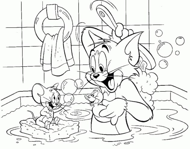 ausmalbilderkinder.de - Ausmalbilder Tom & Jerry 19