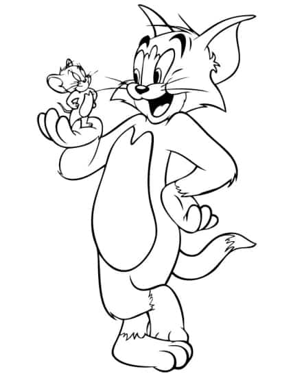 ausmalbilderkinder.de - Ausmalbilder Tom & Jerry 24
