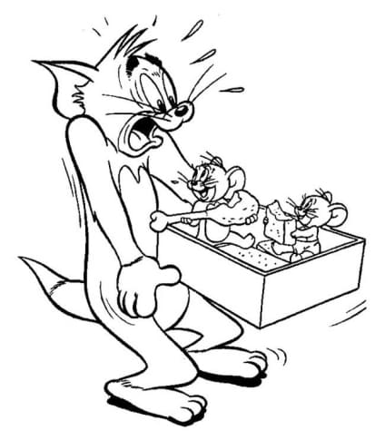 ausmalbilderkinder.de - Ausmalbilder Tom & Jerry 30