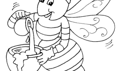 ausmalbilderkinder.de - Ausmalbilder Bienen 04