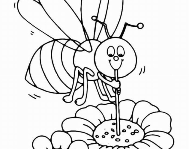 ausmalbilderkinder.de - Ausmalbilder Bienen 16