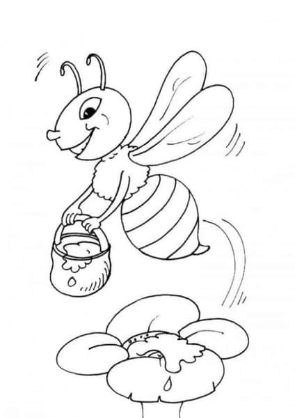 ausmalbilderkinder.de - Ausmalbilder Bienen 30