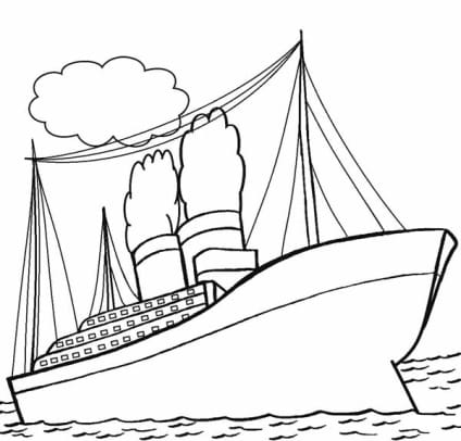 ausmalbilderkinder.de - Ausmalbilder Titanic 09