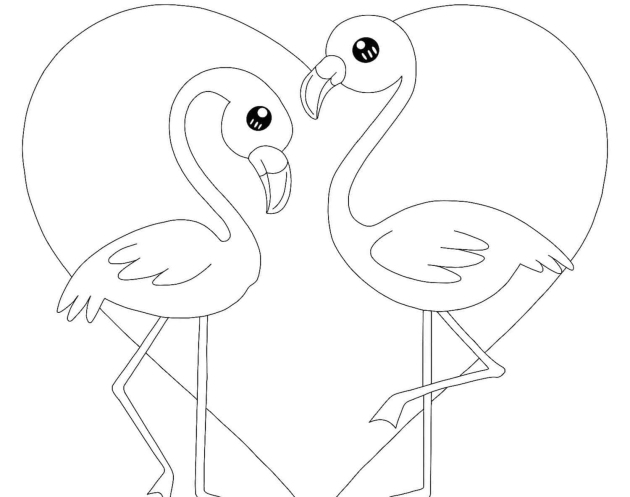 ausmalbilderkinder.de - Ausmalbilder Flamingo 12