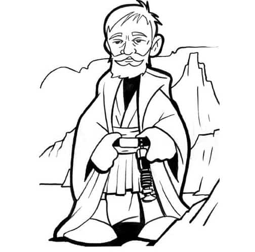 ausmalbilderkinder.de - Ausmalbilder Obi Wan Kenobi 14